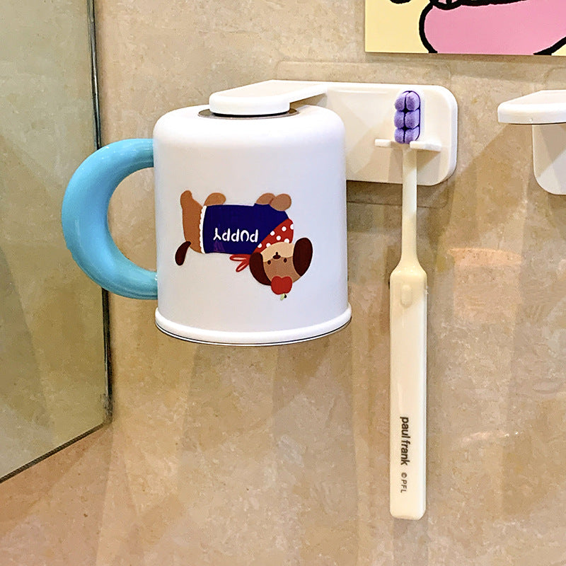 Wall-mounted toothbrush holder with cute dog design Kalsten