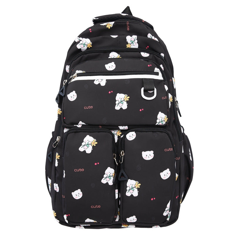 Plush backpack with playful animal motif Kalsten