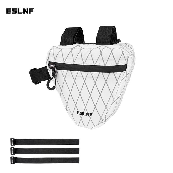 lightweight reflective triangular bicycle frame bag with waterproof zippered pocket Kalsten