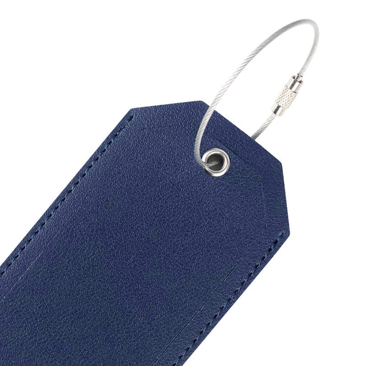 Women’s luggage tag made of durable leather with stainless steel closure Kalsten