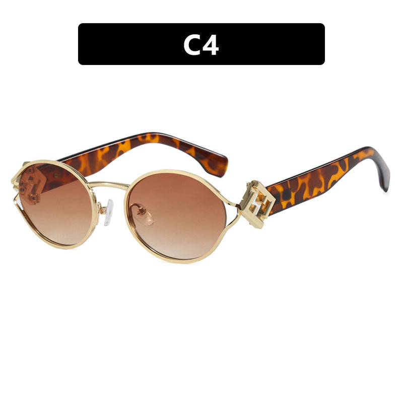 Ladies fashionable sunglasses with elegant metal frame and UV protection Kalsten