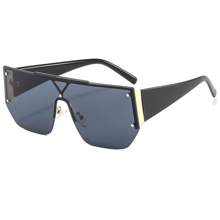 Women's fashionable oversized sunglasses with a unique geometric frame Kalsten