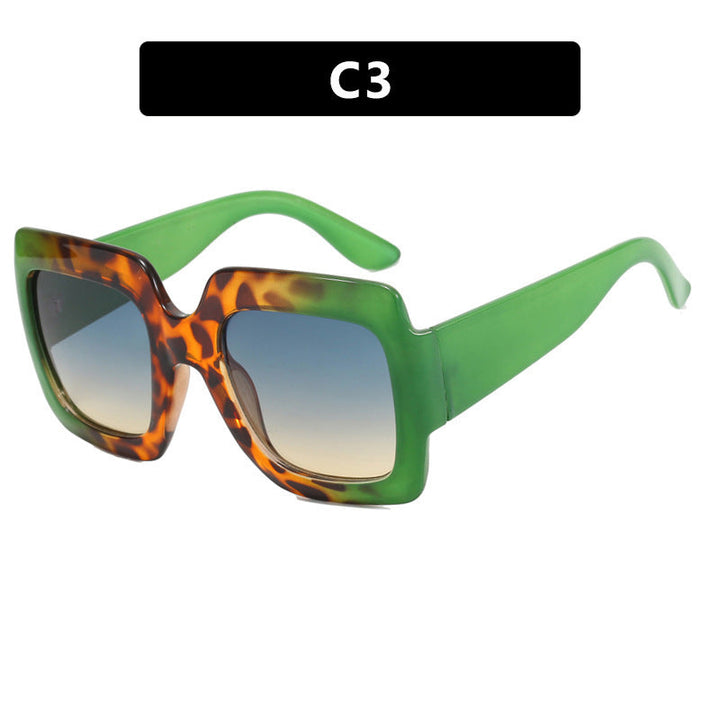 Women's oversized square sunglasses with striking tortoiseshell design Kalsten