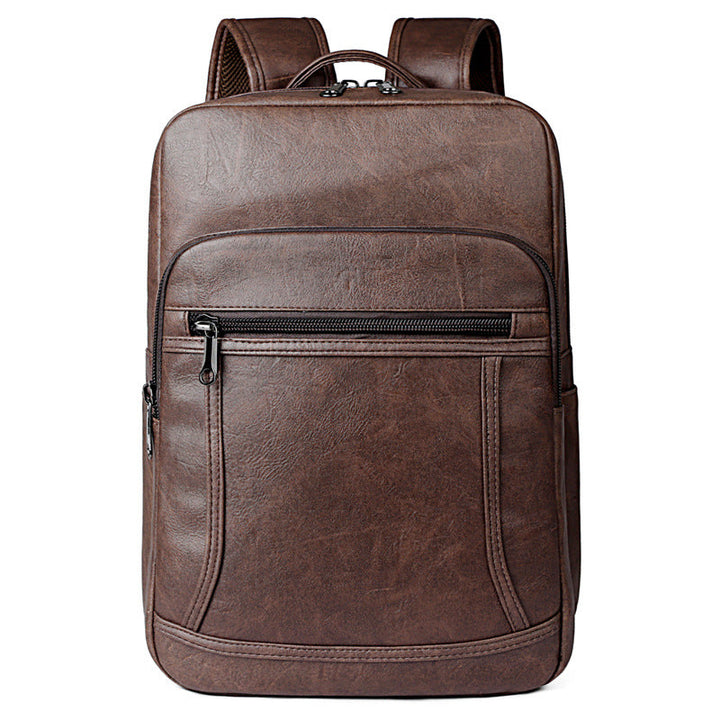 Elegant Backpack Made of Faux Leather with Multiple Compartments Kalsten