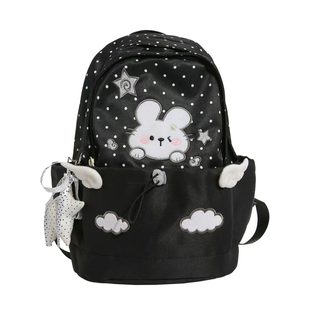 Whimsical Rabbit-Themed School Backpack Kalsten