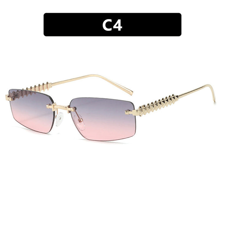 Women's square sunglasses with filigree frame and luxurious accents Kalsten