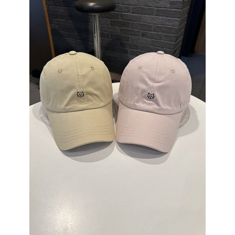 Women's Casual Cat Embroidered Baseball Cap Kalsten