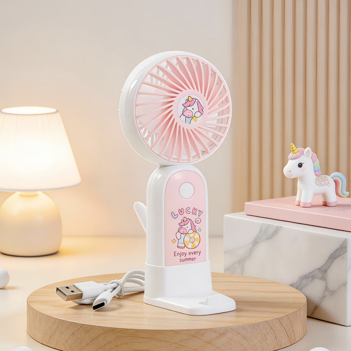Women Portable Handheld Fan with Cute Design Kalsten