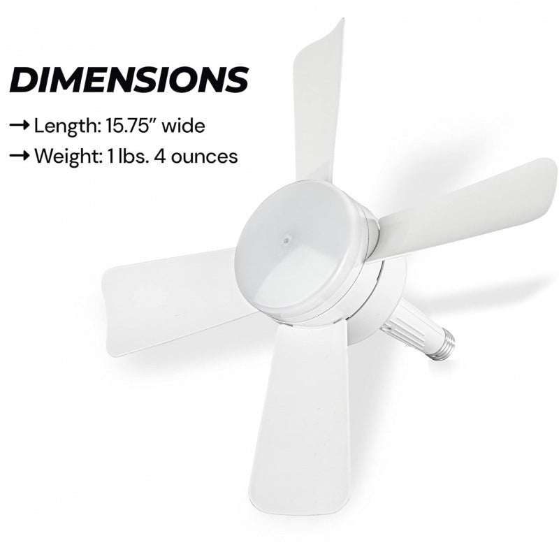 Adjustable LED Fan Light with Remote. | Kalsten