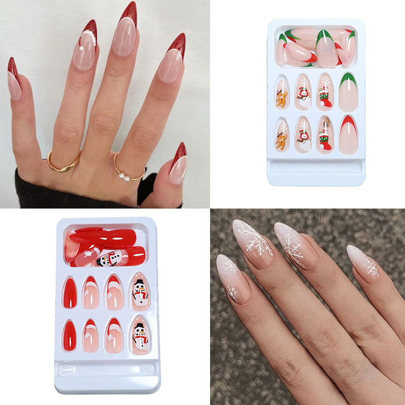 Artistic Glitter Press-On Nail Set Kalsten
