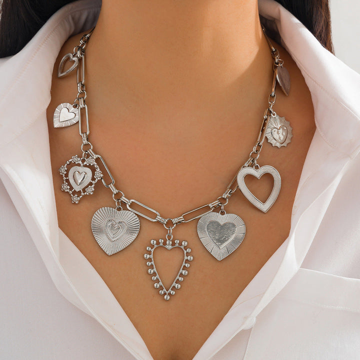 Kalsten | Chunky Heart Charm Necklace