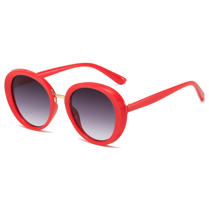 Women's Vintage Sunglasses in Elegant Shield Design Kalsten