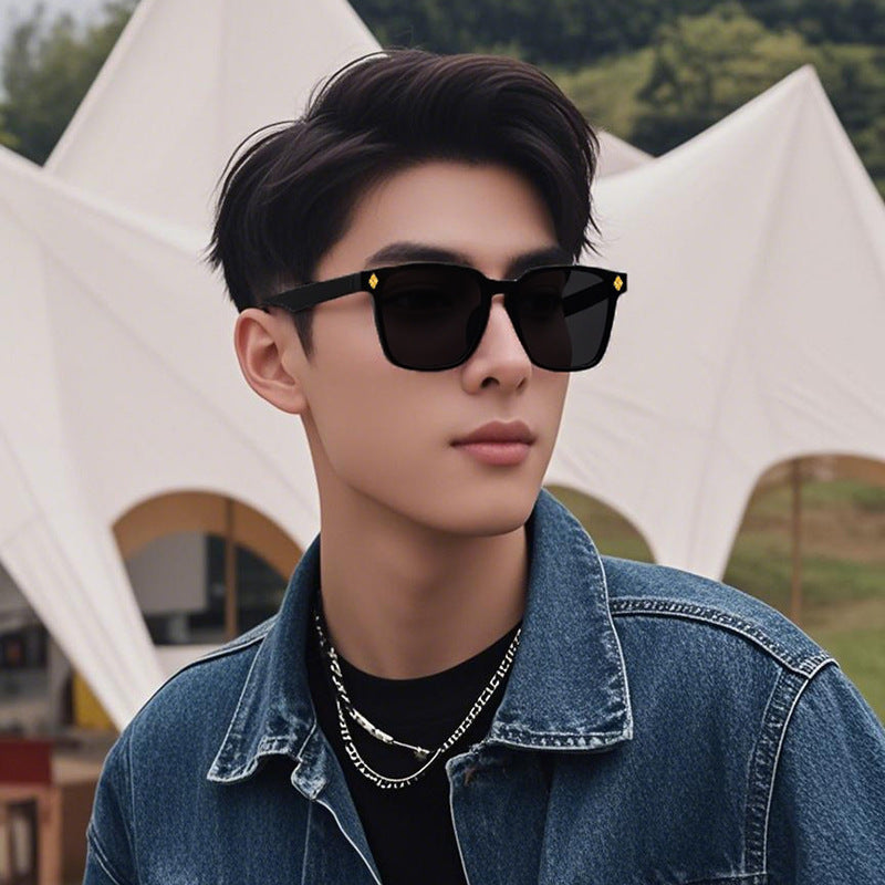 Men's Modern Square Frame Sunglasses Kalsten