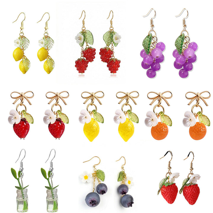 Fruit-Inspired Dangle Earrings Kalsten