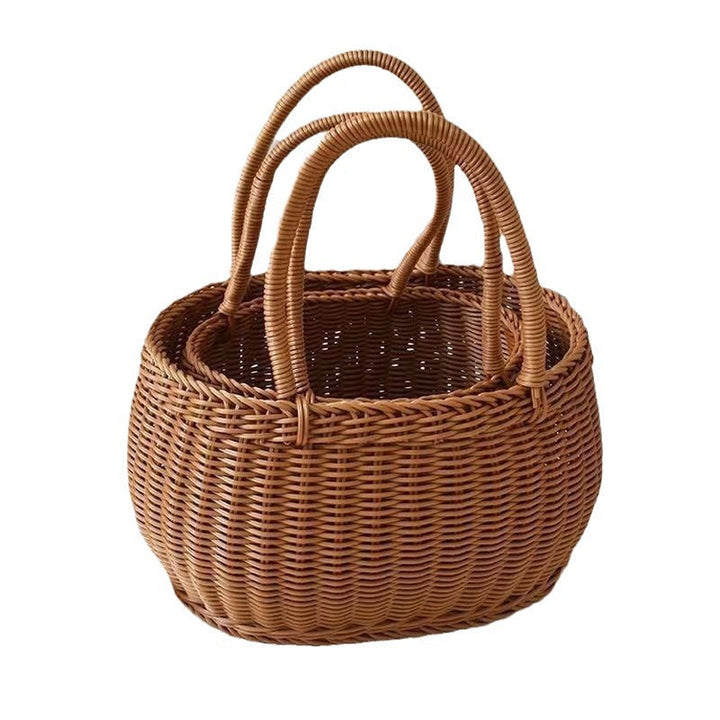 Women Handwoven Basket with Sturdy Handles Kalsten