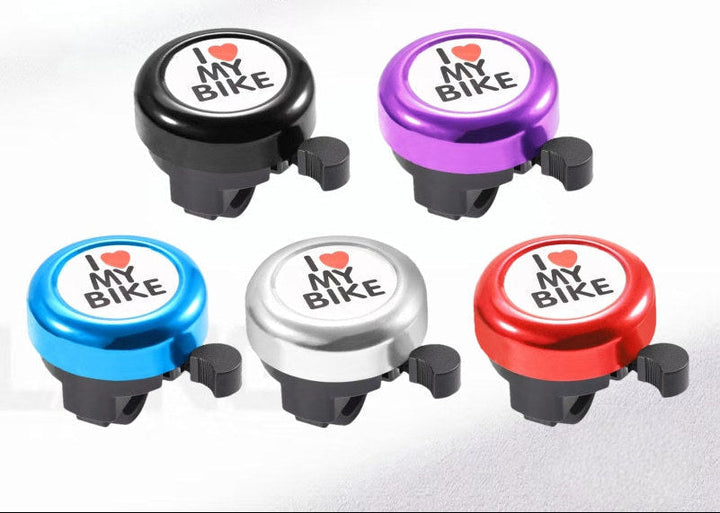 compact stainless steel handlebar bell with quick-release thumb lever Kalsten