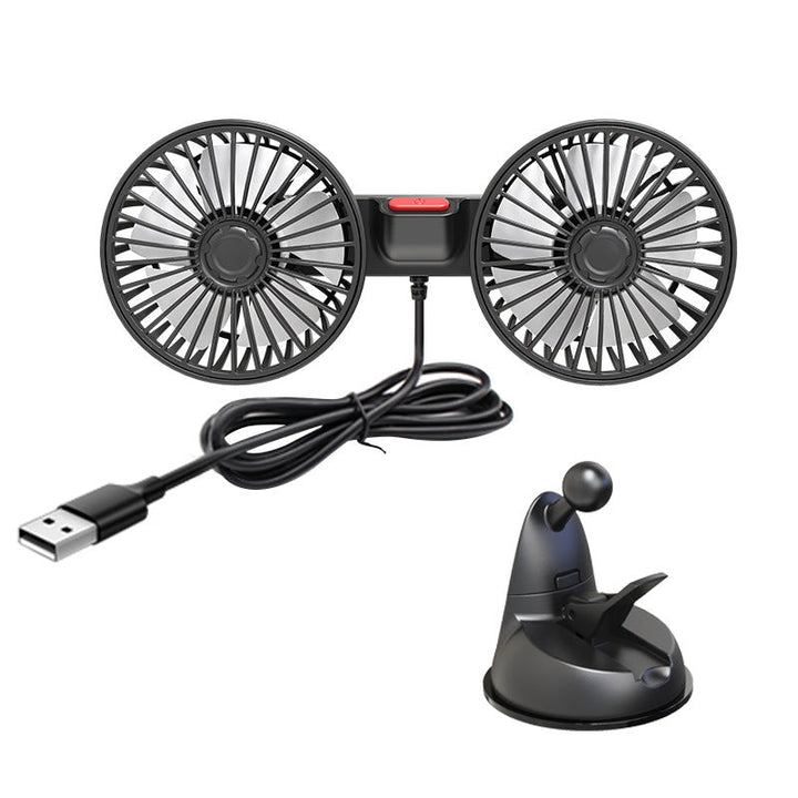 Ladies USB Double Fan with Holder Kalsten