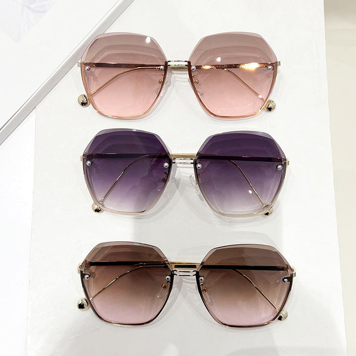 Women's large geometric sunglasses Kalsten