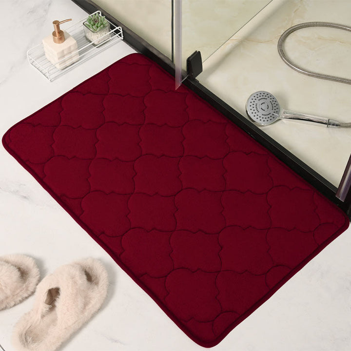 Quilted Plush Shower Mat