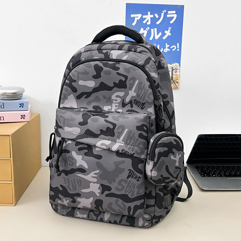 Urban Camouflage Laptop School Backpack