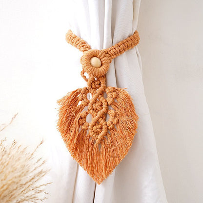 Macrame Curtain Tieback Holder Acalora