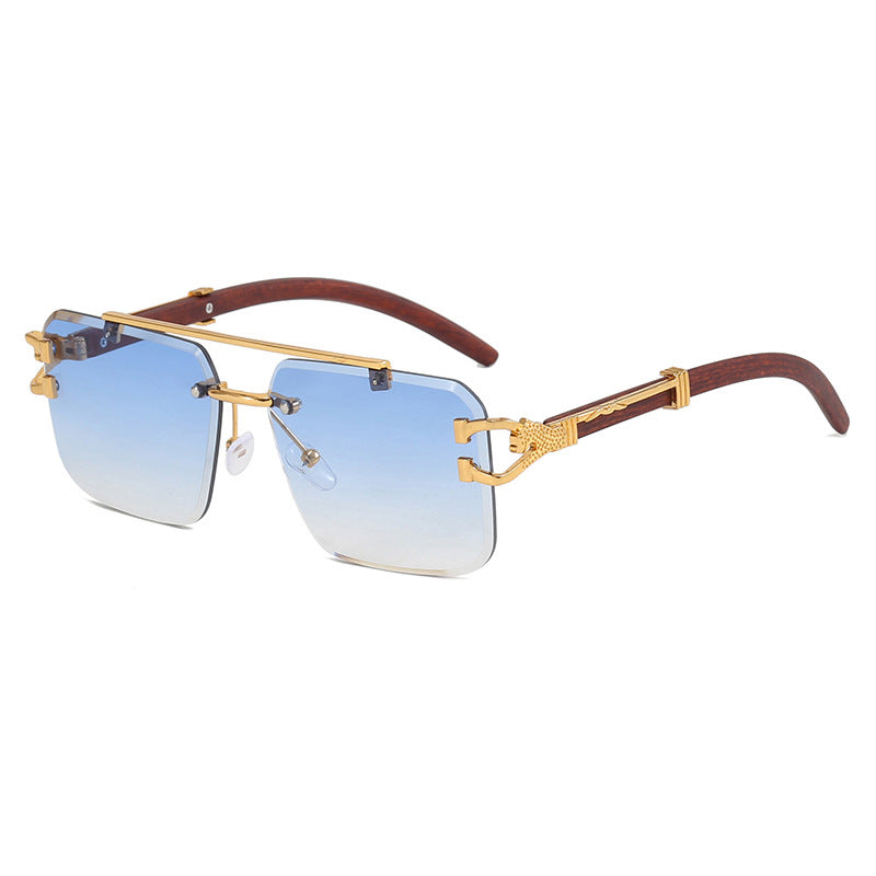 Women's fashionable glasses with innovative frame and luxurious wood detail Kalsten
