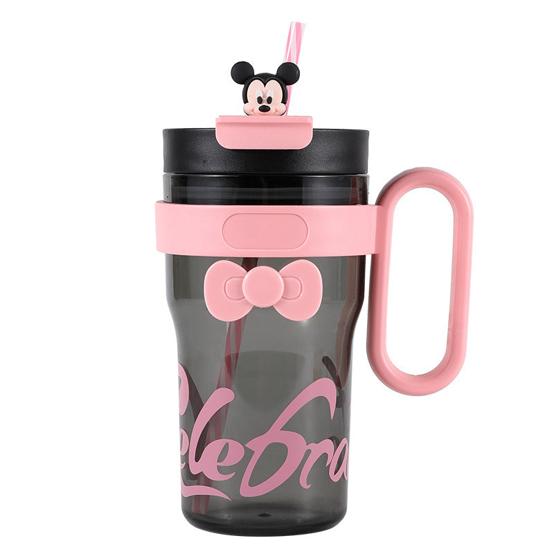 Ladies drinking cup with antibacterial lid and integrated carrying handle Kalsten