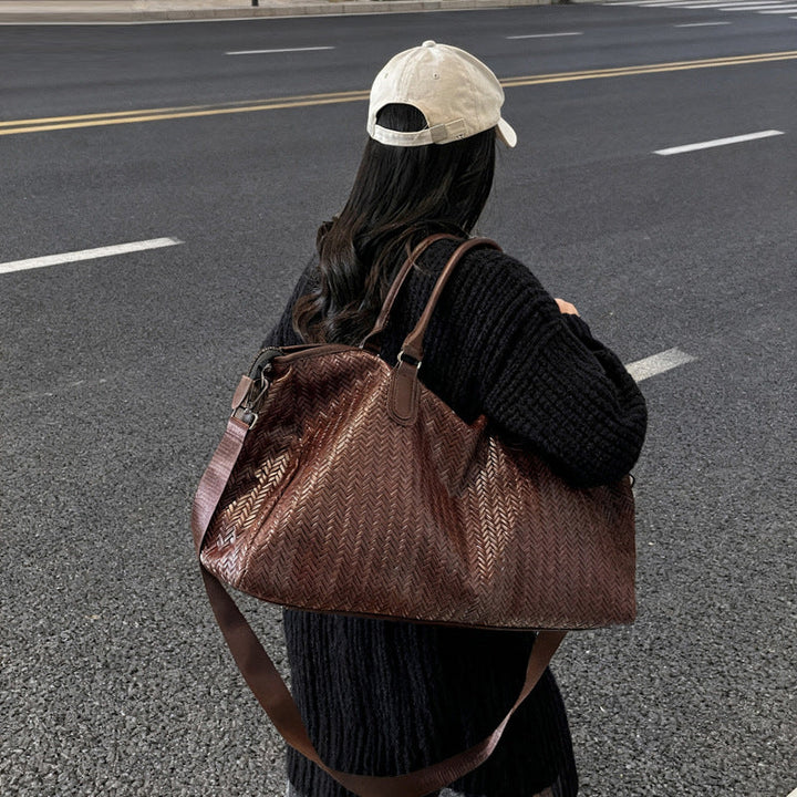 Noble and Durable Travel Bag in Modern Wave Pattern Kalsten