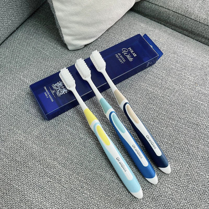 Ultra-Soft Triple-Head Bristle Toothbrush Set Kalsten