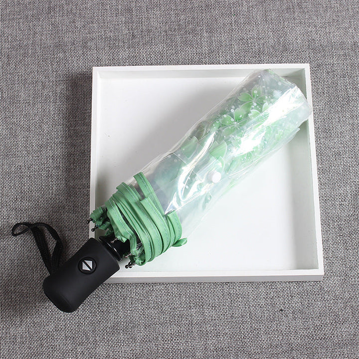 Women's elegant and portable umbrella with floral design Kalsten
