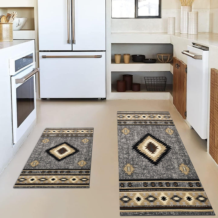 Vintage-Inspired Kitchen Mat Set Kalsten