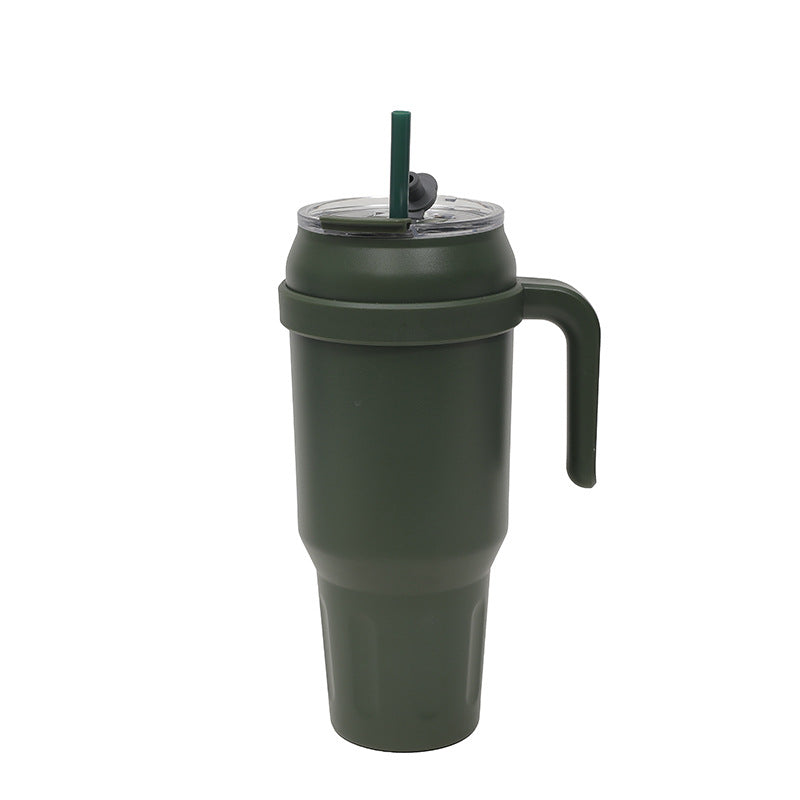 Women's Insulated To-Go Cup with Ergonomic Handle and Flexible Straw Kalsten