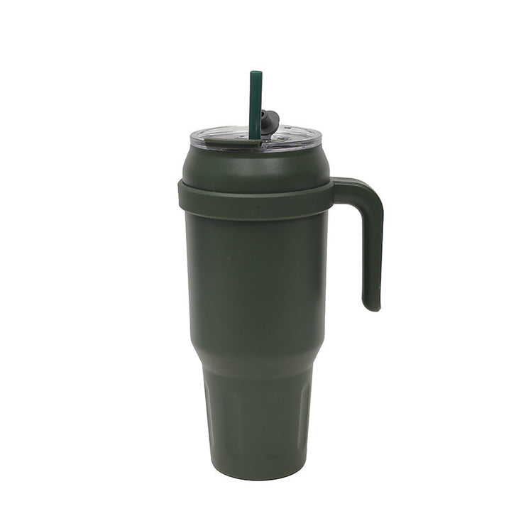 Women's Insulated To-Go Cup with Ergonomic Handle and Flexible Straw Kalsten