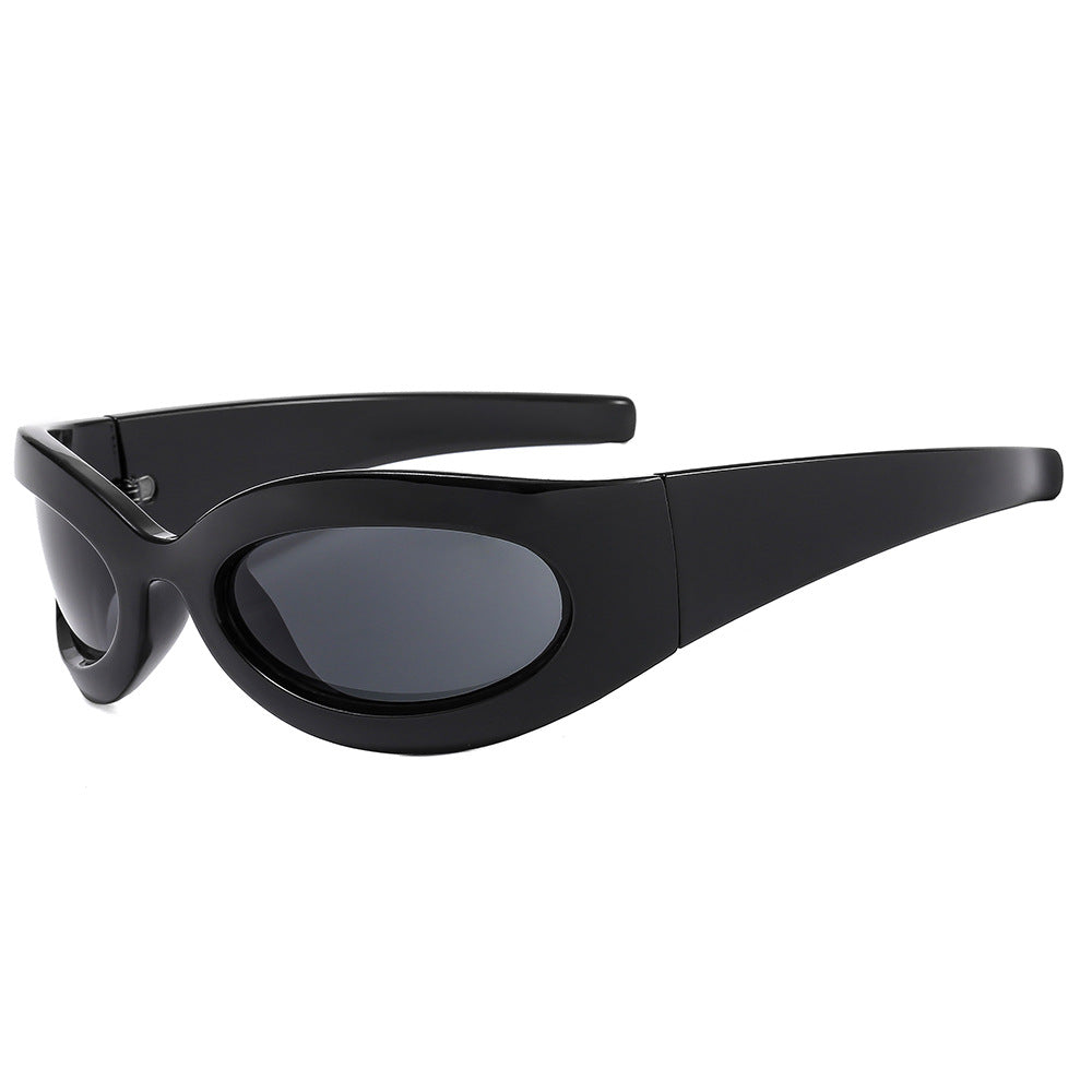 Women’s fashionable sunglasses with oval frame and modern finish Kalsten