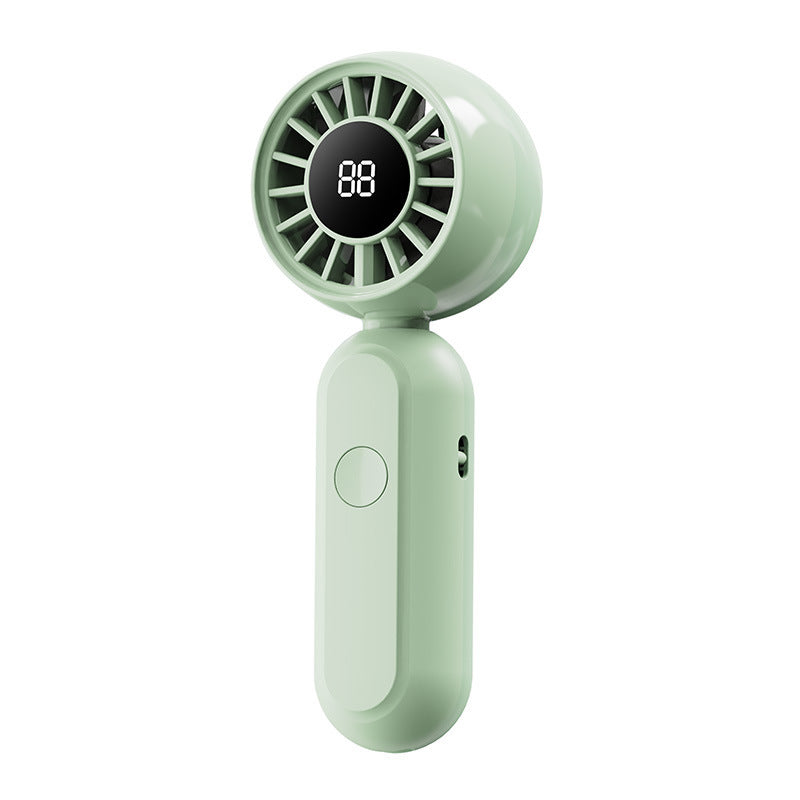 Ladies Portable Hand Fan with Digital Control Kalsten