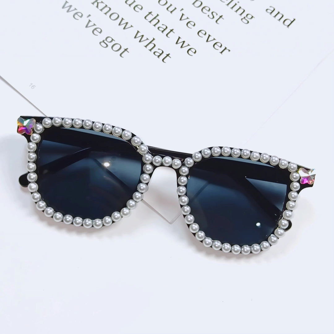Ladies Glamorous Sunglasses with Pearl Frame Kalsten