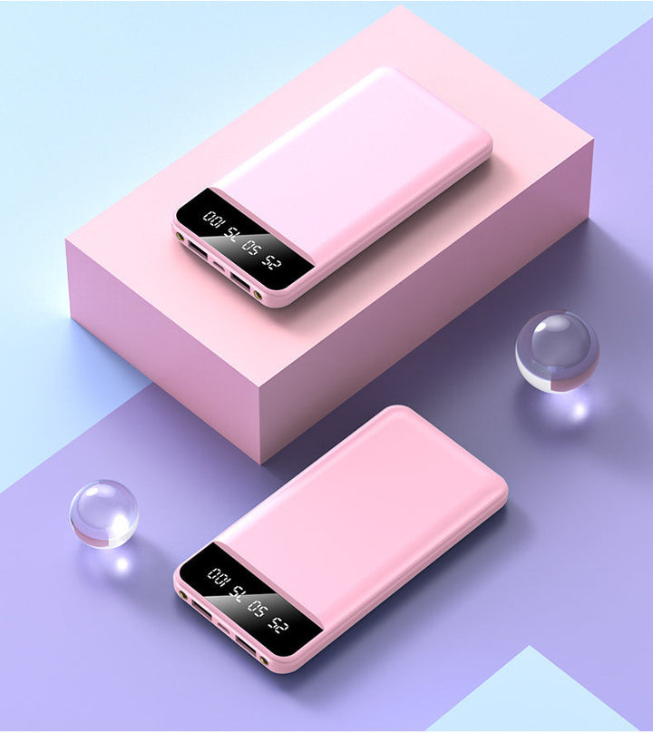 Portable power bank with digital smart display and fast charging speed Kalsten