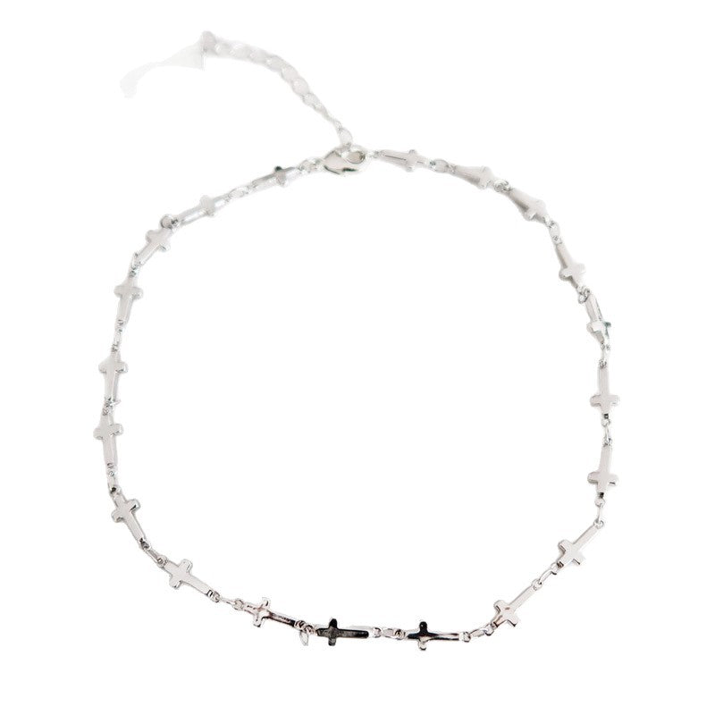 Minimalist Cross Design Chain Necklace Kalsten