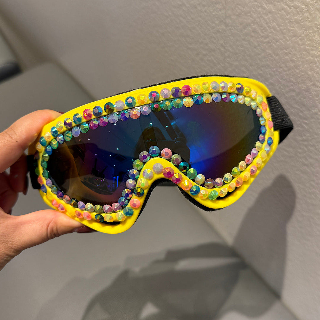 Ladies Ski Goggles with Sparkling Crystal Frame Kalsten