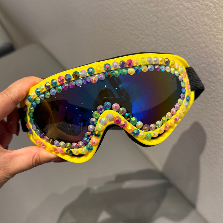 Ladies Ski Goggles with Sparkling Crystal Frame Kalsten