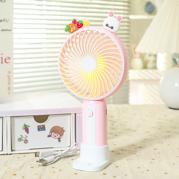 Women's Portable Hand Fan with Playful Animal Design Kalsten