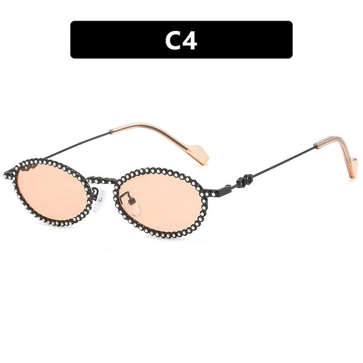 Women's extravagant sunglasses with original frame and modern lenses Kalsten