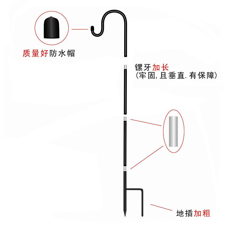 Weatherproof garden umbrella Kalsten