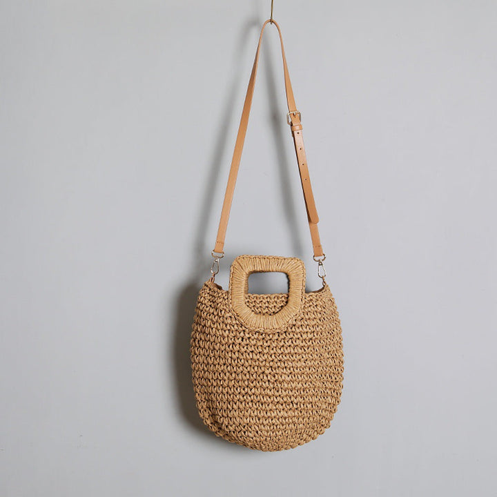 Handcrafted Carrying Bag Made of Natural Wicker Kalsten