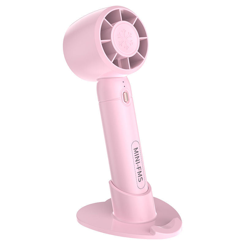 Ladies Portable Mini Hand Fan with Stand Kalsten
