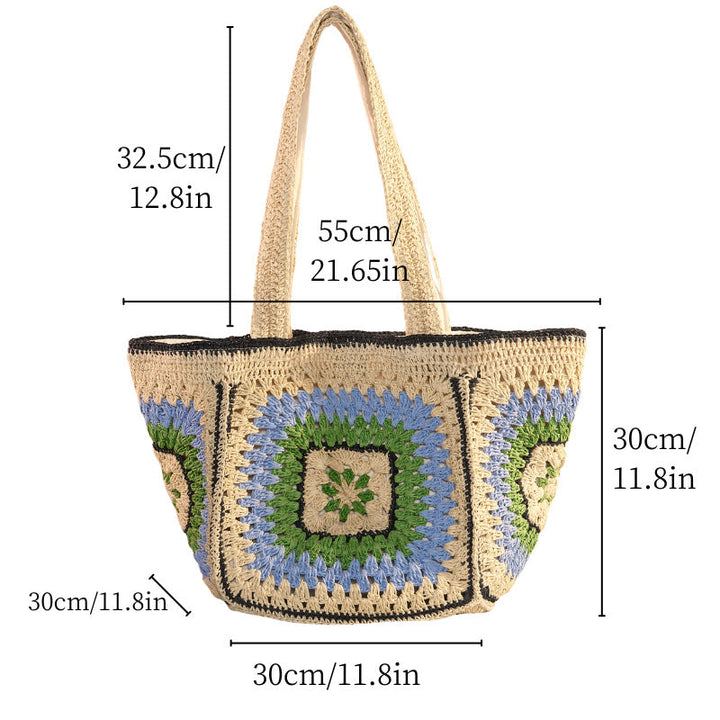 Shoulder bag with unique granny square design Kalsten