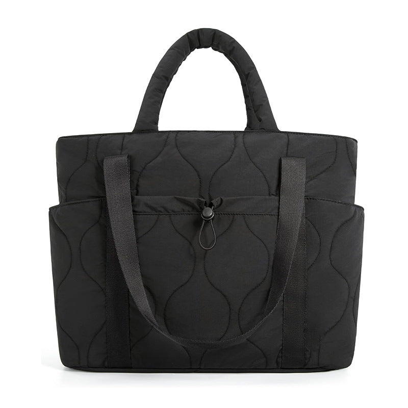 Padded tote bag with practical outer pockets Kalsten