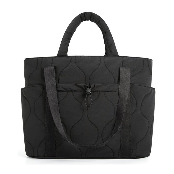 Padded tote bag with practical outer pockets Kalsten