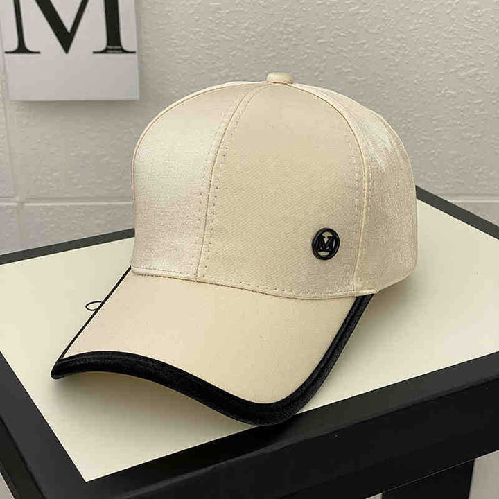 Women's Shiny Satin Baseball Cap Kalsten