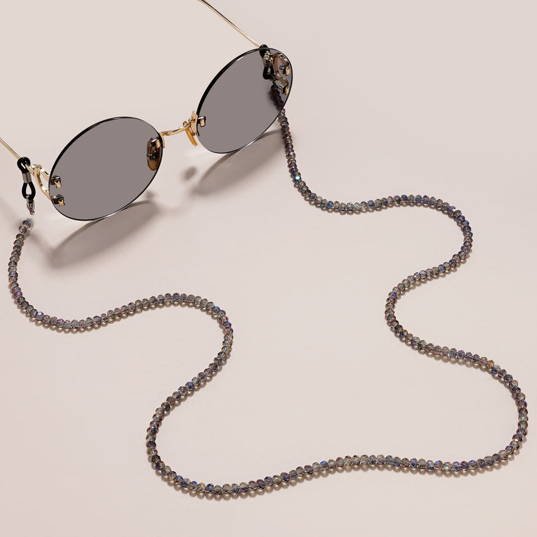 Dual-Strand Gemstone Glasses Chain kalsten